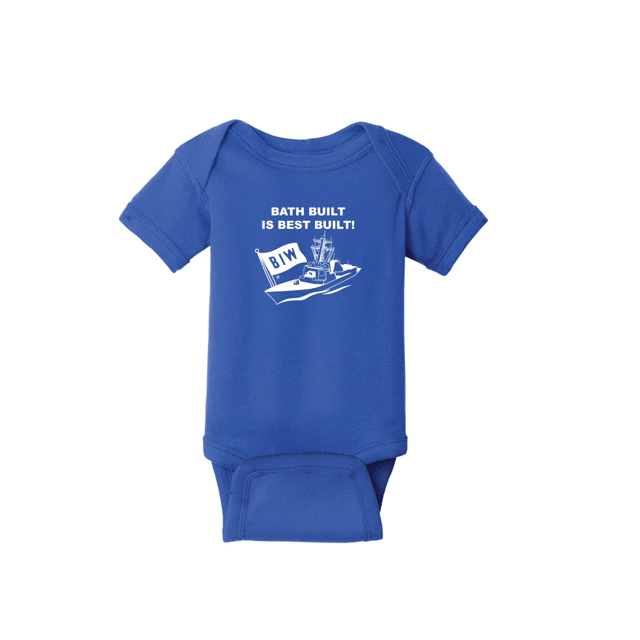 Bath Built Best Youth Onesie - Royal Blue