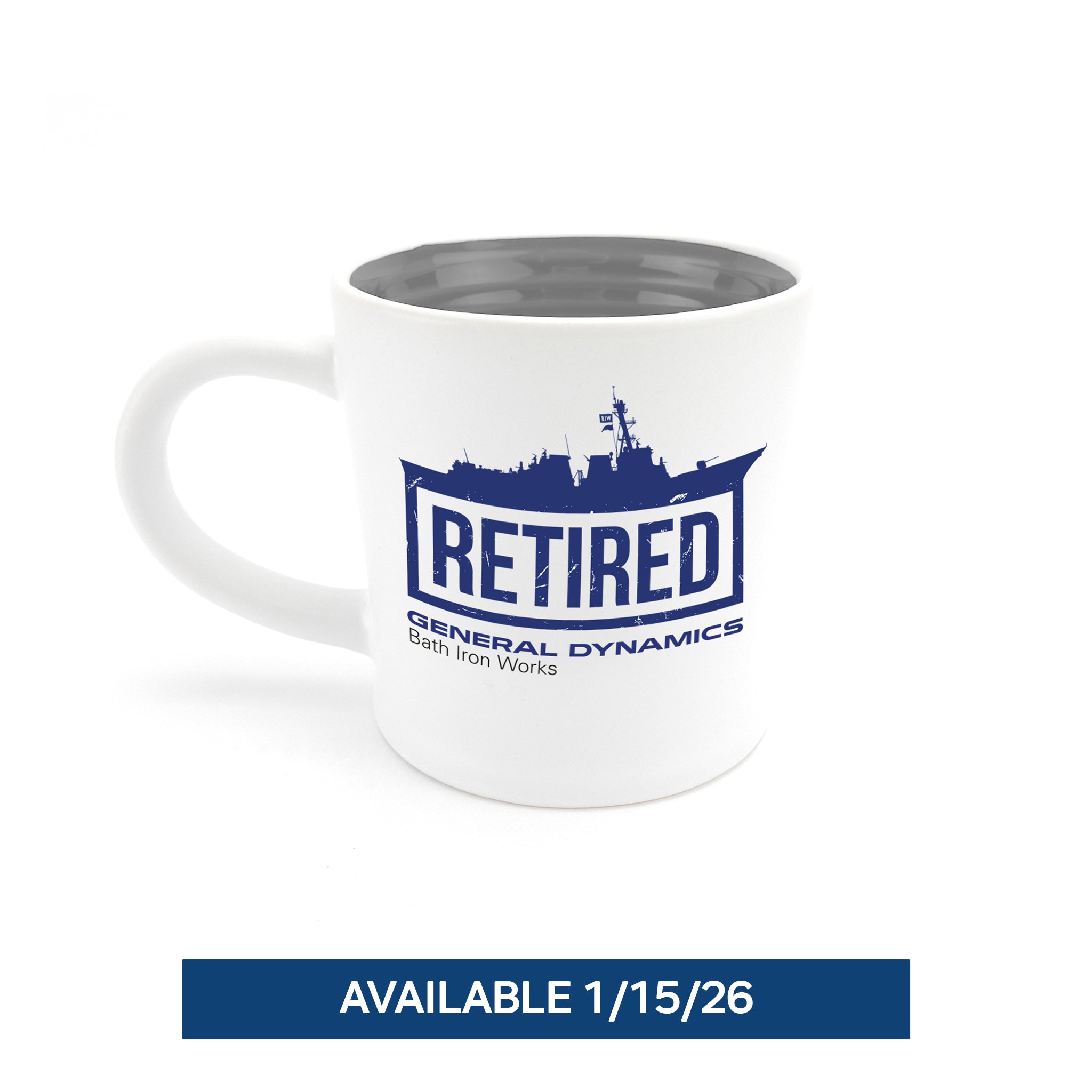 Ceramic Retired Mug - White