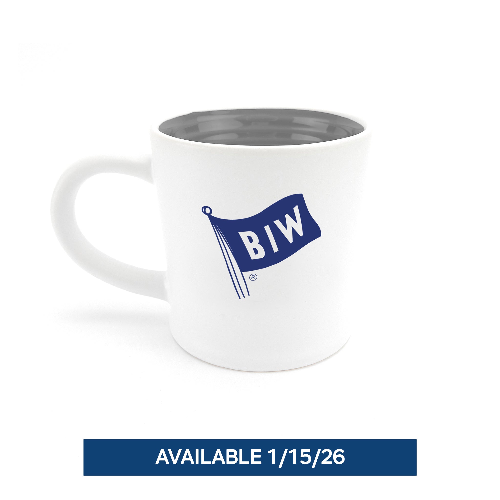 Ceramic Flag Mug - White