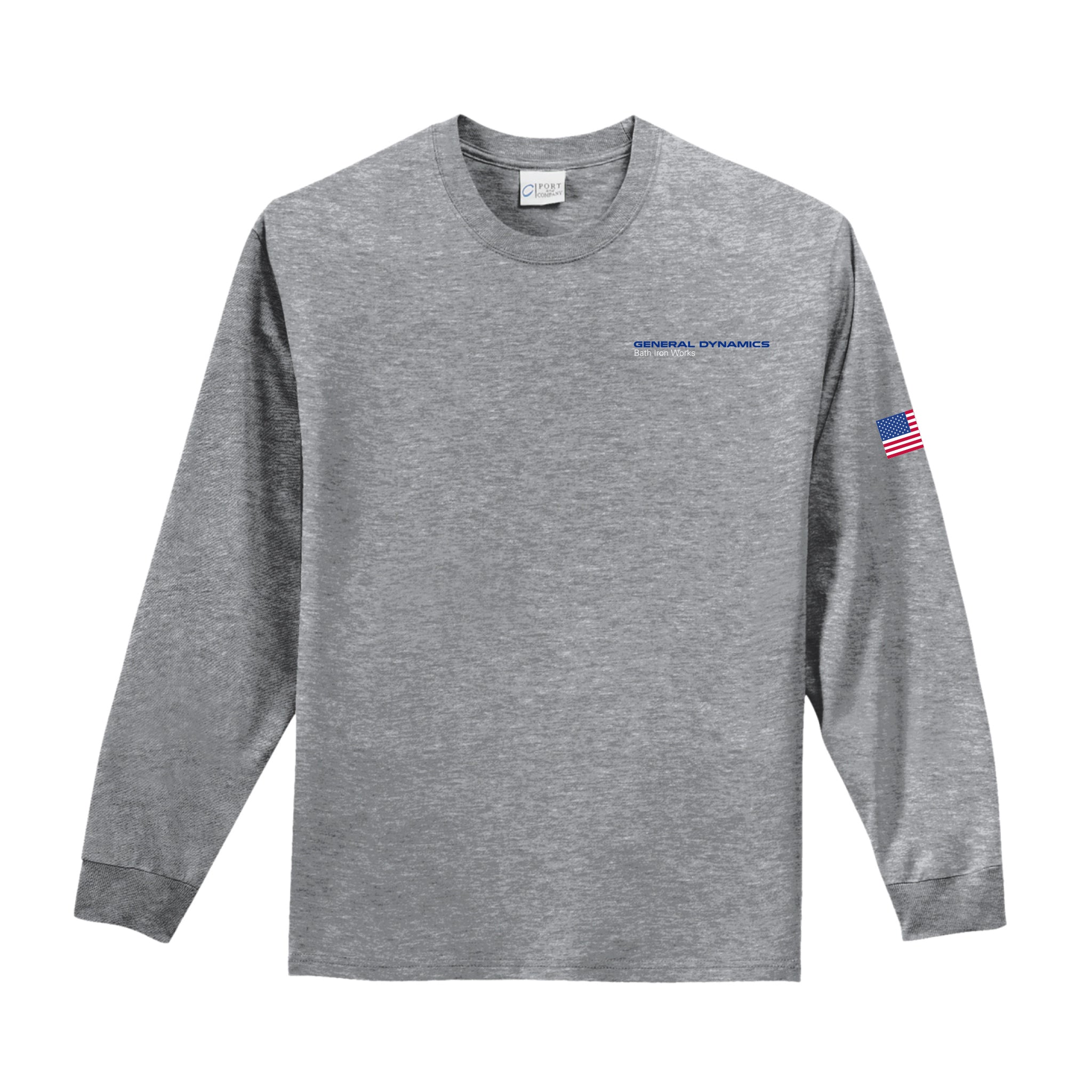 Shark Long Sleeve Tee - Heather Grey