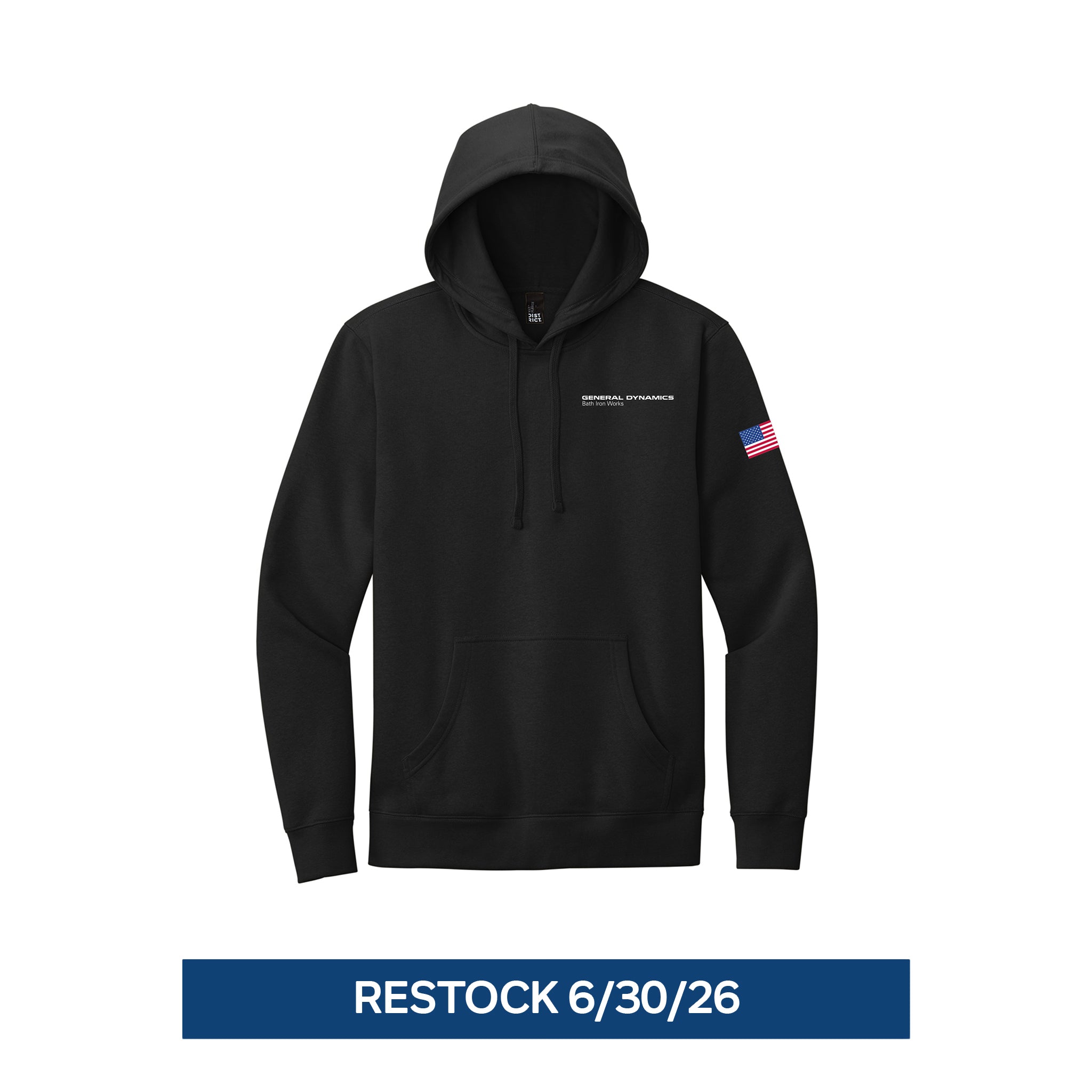 Destroyer at Sea Hoodie - Black