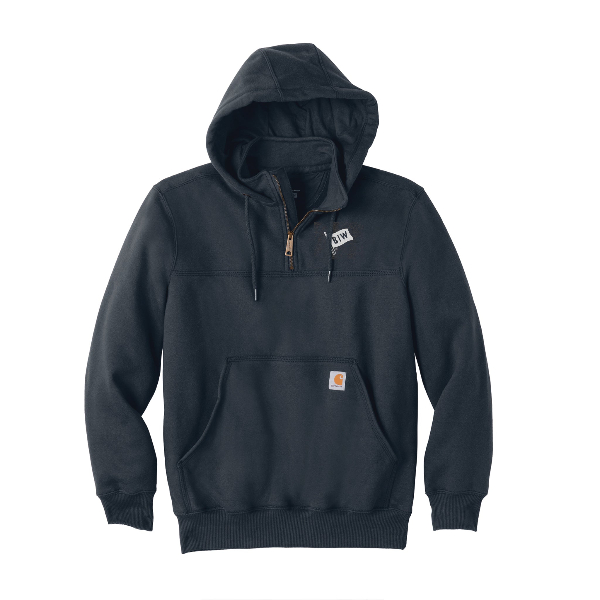 Carhartt® Rain Defender® Hooded Zip Sweatshirt - New Navy