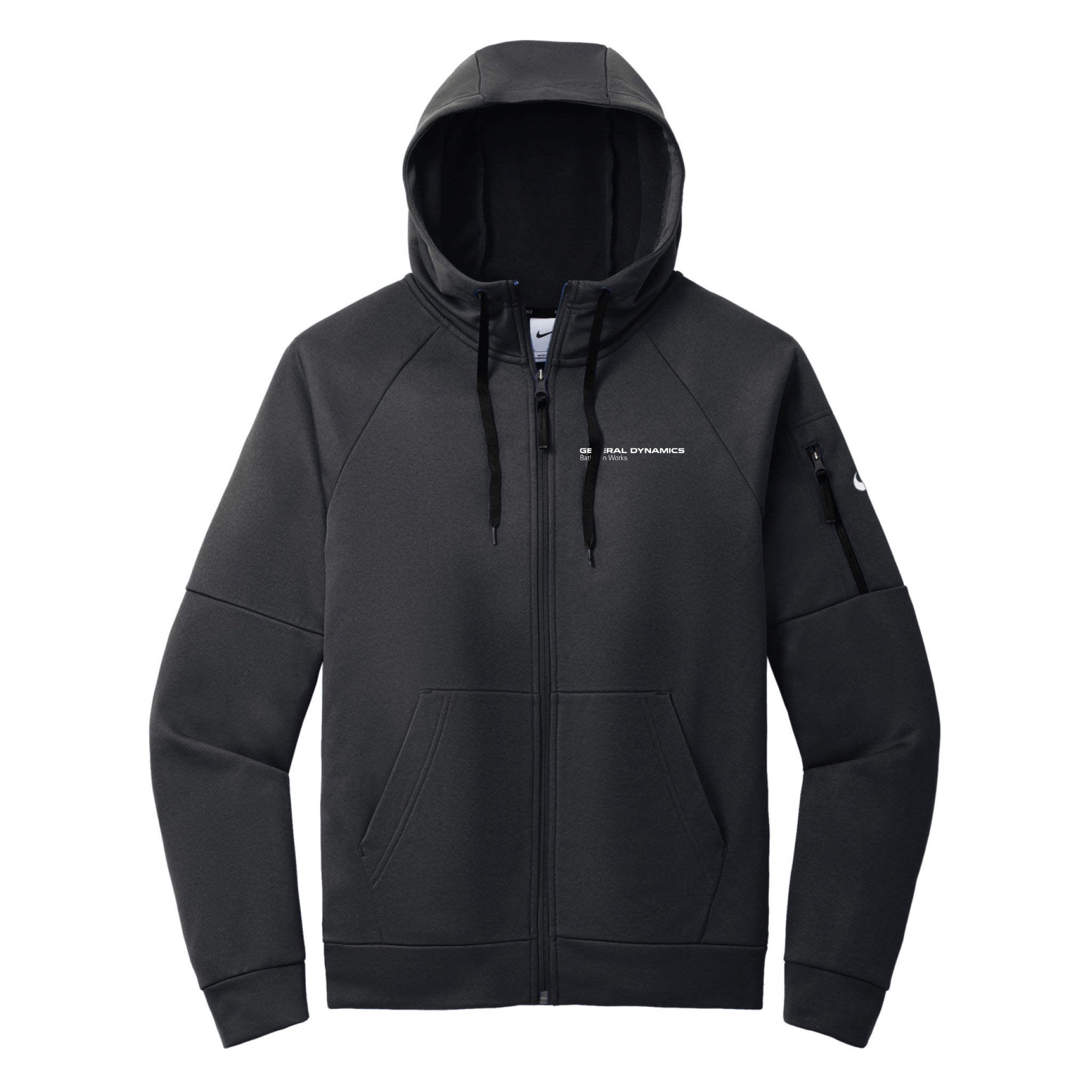 Nike Therma-FIT Pocket Full-Zip Fleece Hoodie - Black