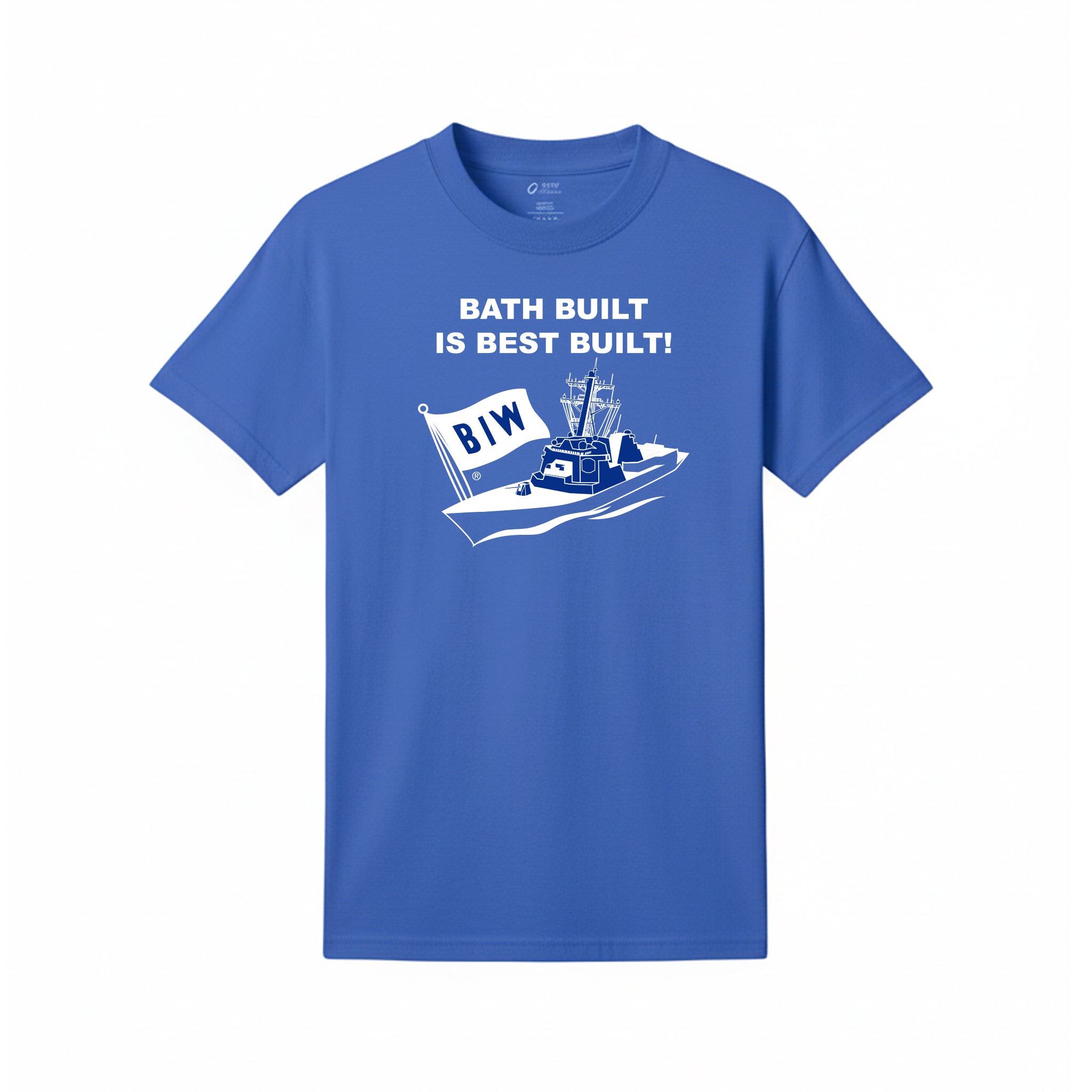 Bath Built Best Youth Tee - Royal Blue