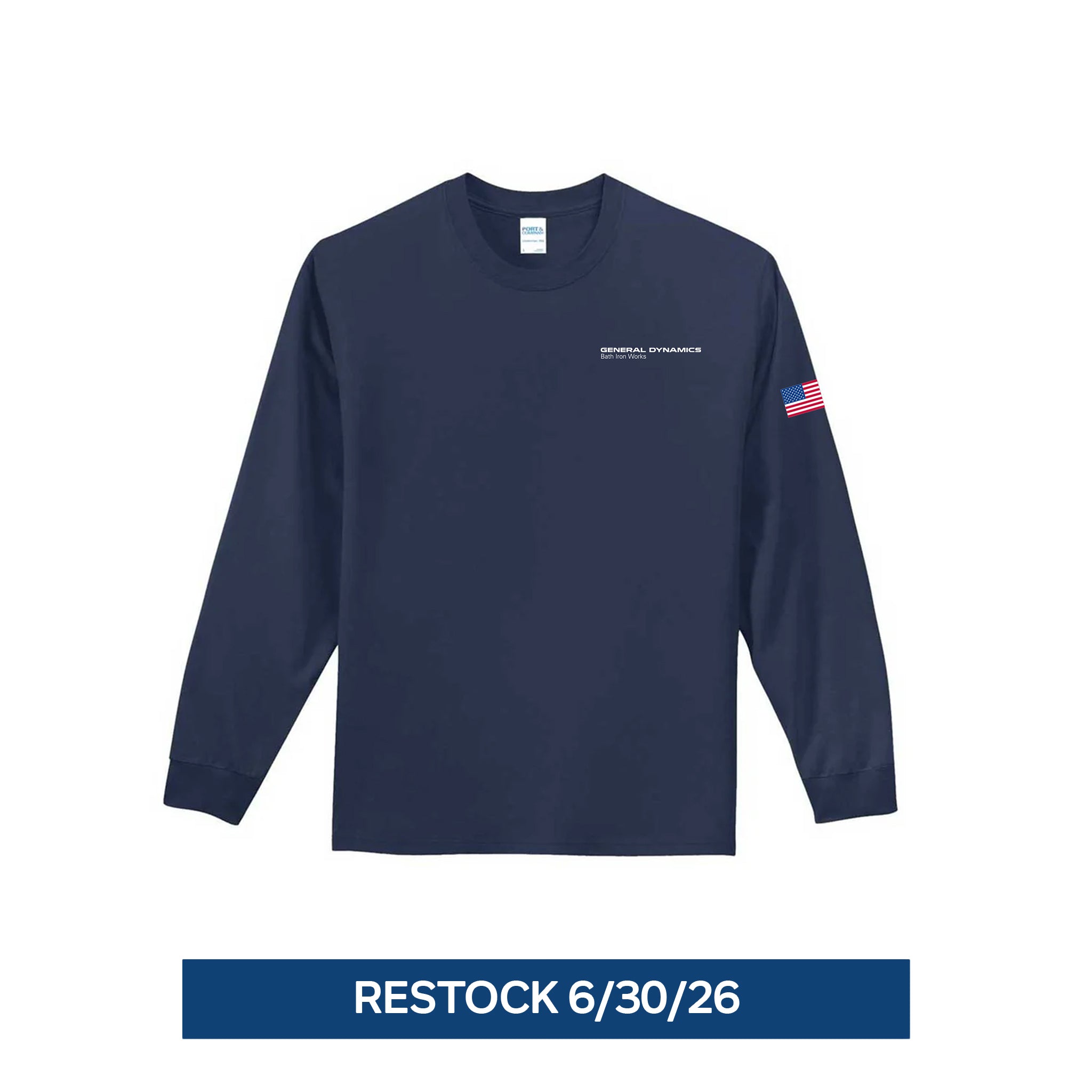 Beast of the East Long Sleeve Tee - Navy