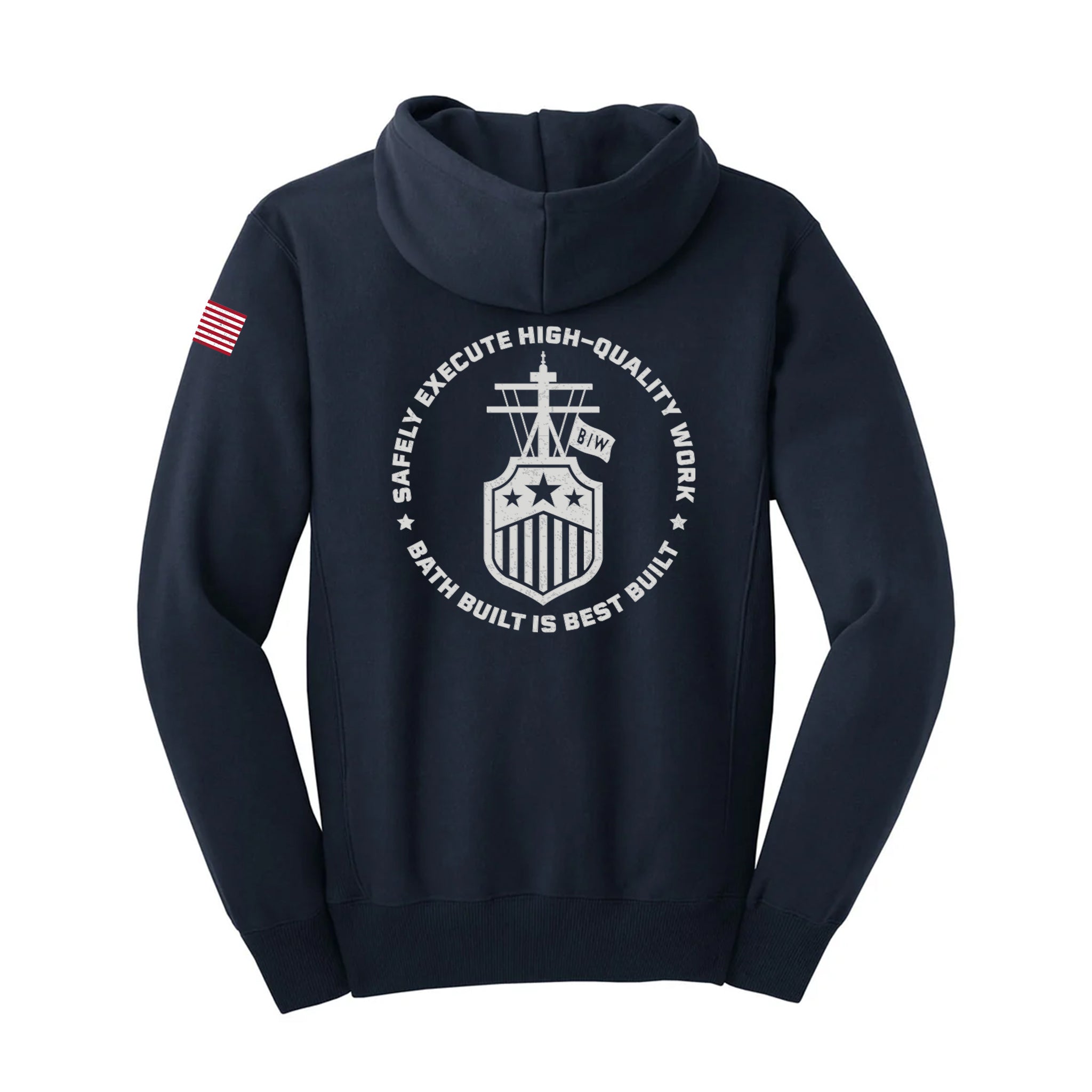 Safely Execute High-Quality Work Hoodie - Navy