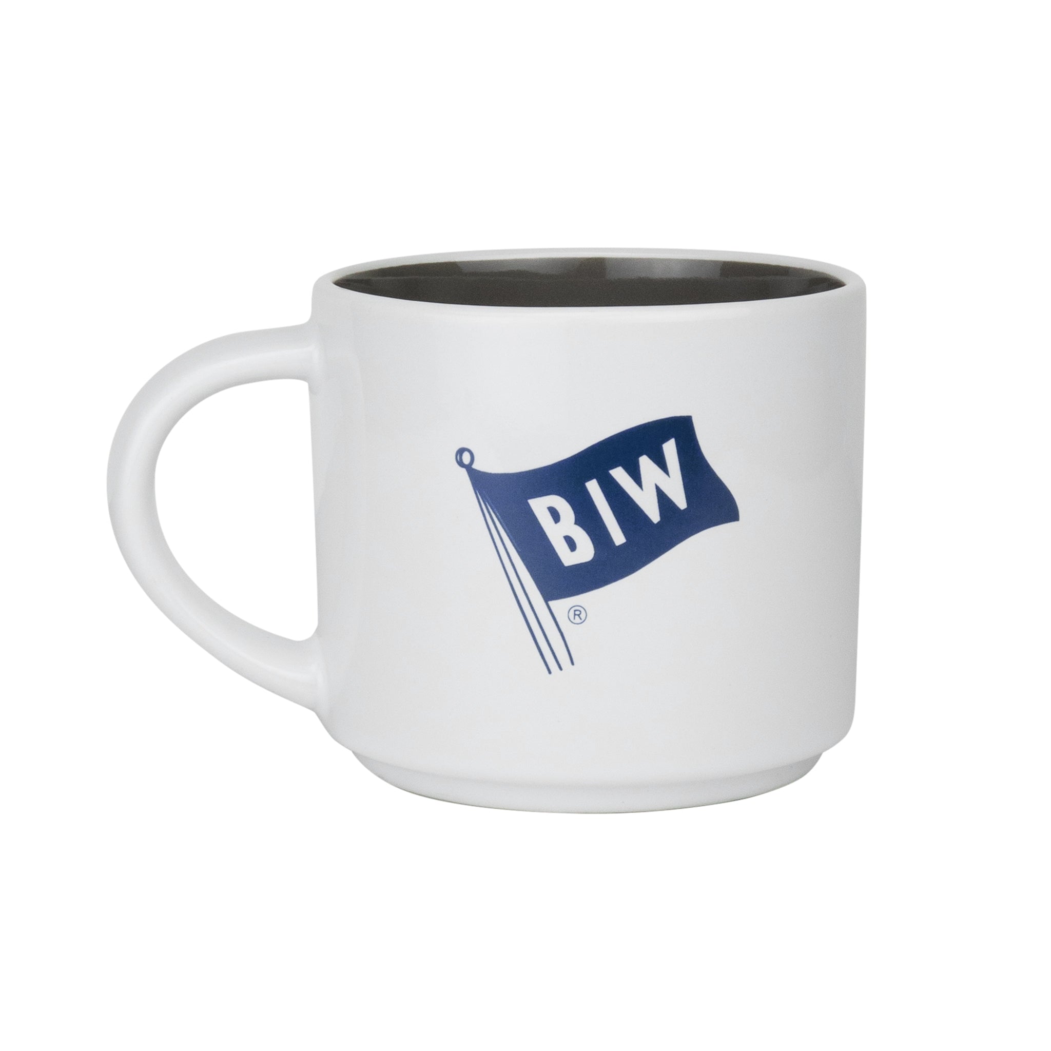 Ceramic Flag Mug - White