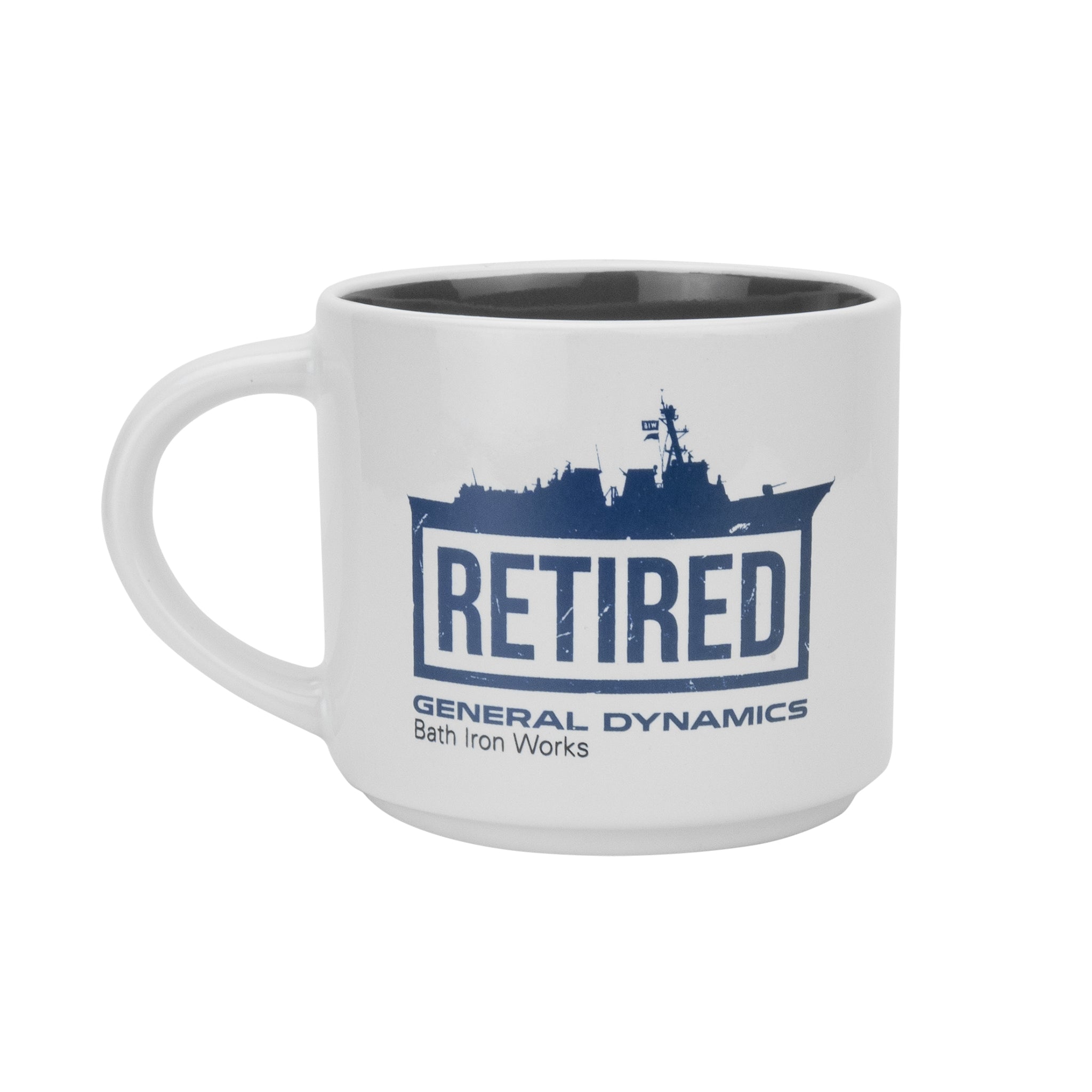 Ceramic Retired Mug - White